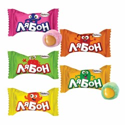 Конфеты жевательные АККОНД "ЛяБон" фруктово-ягодный микс, 1000 г - фото 13749535