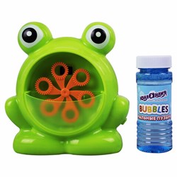 Машинка автоматическая для мыльных пузырей "ЛЯГУШОНОК", 50 мл, ЮНЛАНДИЯ, 664481 - фото 13750274