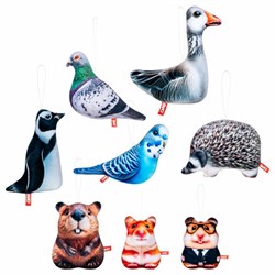 Игрушка мягкая "ЖИВОТНЫЙ МИР", ассорти, высота 16-23 см, FANCY, PRIBO1 - фото 13750423