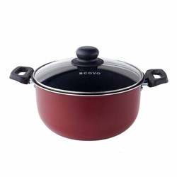Кастрюля 3,5 л с крышкой 22 см, антипригарное покрытие, удобные ручки, SCOVO "Expert", СЭ-007 - фото 13750579