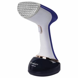 Отпариватель ручной SCARLETT SC-GS135S23, 1600 Вт, 25 г/мин, резервуар 0,36 л, 1 режим, белый/синий - фото 13757132