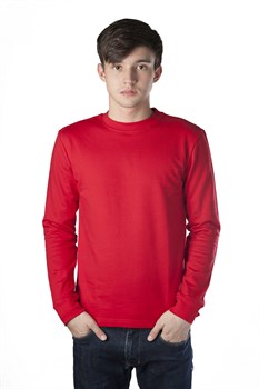 Футболка длинный рукав (тк.Трикотаж,160), красный - фото 13766927