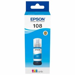 Чернила EPSON 108 (C13T09C24A) для СНПЧ EPSON L8050 /L8100 /L18050, голубые, ОРИГИНАЛЬНЫЕ - фото 13767788