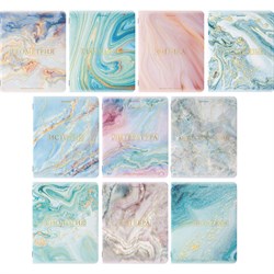 Тетради предметные со справочным материалом, КОМПЛЕКТ 10 ПРЕДМЕТОВ, 48 л., SoftTouch, фольга, BRAUBERG, "PASTEL", 404031 - фото 13767866