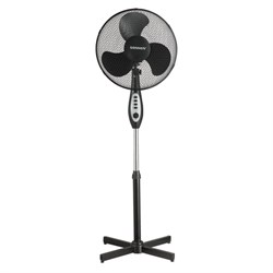 Вентилятор напольный SONNEN FS40-A55, d=40 см, 45 Вт, 3 скоростных режима, таймер, черный, 451035 - фото 13768764