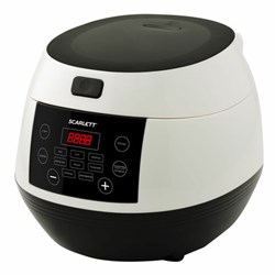 Мультиварка SCARLETT SC-MC410S26, 500 Вт, объем 3 л, 8 программ, белая/черная - фото 13768790