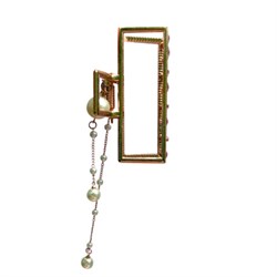 Краб для волос 7,5 см, с подвесками, золотистый, АССОРТИ, MONTE VITA (МОНТЕ ВИТА), 457019 - фото 13768848