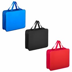 Папка на молнии с ручками ПИФАГОР А4, 1 отделение, пластик, 75 мм, однотонная, ассорти, 273769 - фото 14225268