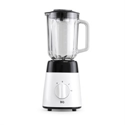 Блендер стационарный BQ (БИ-КЬЮ) SB1008, 1000 Вт, 2 скорости, чаша 1,5 л, пластик, черный/белый, 86192480 - фото 14225408