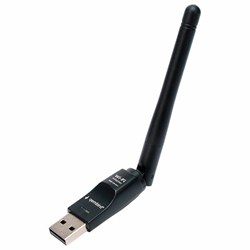 Сетевой адаптер Wi-Fi GEMBIRD 150 Мбит, с антенной, USB, 802.11b/g/n, MT7601, WNP-UA-011 - фото 14225449
