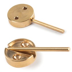 Опечатывающее устройство с флажком, диаметр 27 мм, длина флажка 7 см, латунь, 600411 - фото 14700297