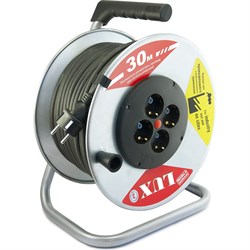 Силовой удлинитель на катушке LUX К4-Е-30 - фото 14707406
