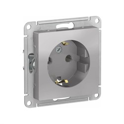 Одноместная розетка Systeme Electric СП ATLAS DESIGN - фото 14707530