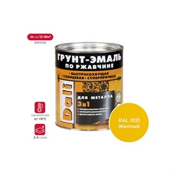 Молотковая грунт-эмаль по ржавчине DALI 41768 - фото 14709311