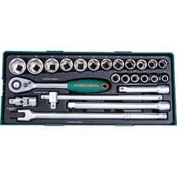 Набор торцевых головок JONNESWAY S04H4524ST (S04H4524SP) - фото 14709735