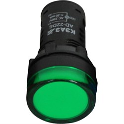 Лампа КЭАЗ AD22DS(LED) матрица 22мм 230В зел. - фото 14710179