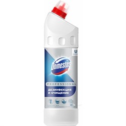 Универсальное дезинфицирующее средство для отбеливания туалета, сантехники, канализации, пола Domestos Professional - фото 14710244
