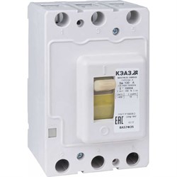 Автоматический выключатель КЭАЗ ВА57Ф35-340010-125А-1250-400AC-УХЛ3 - фото 14710663