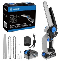 Цепная аккумуляторная бесщеточная пила DEKO DKCHS 20V - фото 14710695