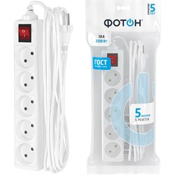 Сетевой удлинитель Фотон 10-55S - фото 14712801