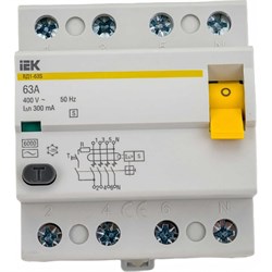 Устройство защитного отключения IEK ВД1-63 УЗО - фото 14713460