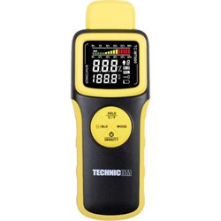 Бесконтактный измеритель влажности древесины TECHNICOM 1х9В, влажность 0-60%, ЖК дисплей - фото 14717225