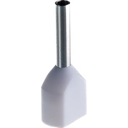 Наконечник штыревой втулочный изолированный КВТ НШВИ2 0,5-8 - фото 14717637