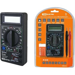 Цифровой мультиметр TDM МастерЭлектрик М-838 - фото 14718278