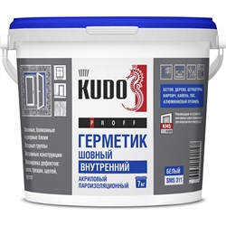Акриловый пароизоляционный шовный герметик KUDO PROFF SMS-311 - фото 14719567