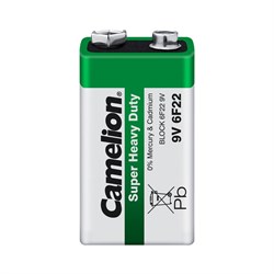Батарейка Camelion 6F22 SR-1 9В - фото 14719649