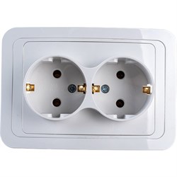 Двойная розетка IN HOME CLASSICO - фото 14720182