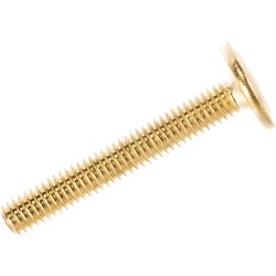 Мебельный латунированный винт Европартнер М6х40 20 шт. - фото 14720976