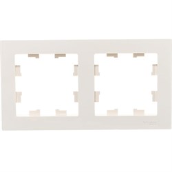 Универсальная двухпостовая рамка Systeme Electric ATLASDESIGN - фото 14725279