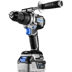 Аккумуляторная ударная бесщеточная дрель шуруповерт DEKO DKCID20 PRO - фото 14726558