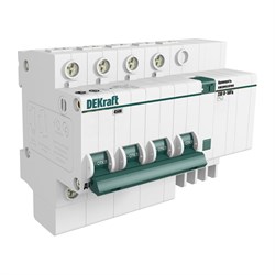 Дифавтомат DEKraft ДИФ-101 4п 25A 30мА 4.5кА AC 6.5мод. - фото 14733876