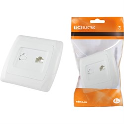 Телефонная розетка TDM ELECTRIC Онега - фото 14736091