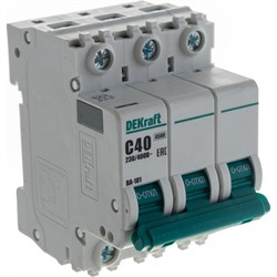 Автомат DEKraft ВА101-3P-040A-C - фото 14737193