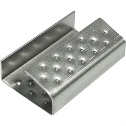 Стальная скрепа для ПП ленты 15 мм Кордленд PP-16 KREP-00189 - фото 14744686