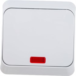 Одноклавишный переключатель Systeme Electric Этюд - фото 14745073