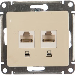 Компьютерная механизм розетки Systeme Electric Glossa - фото 14745088