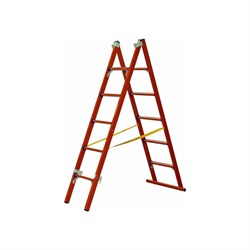 Универсальная двухсекционная диэлектрическая лестница-стремянка Диэлектрик ССД-У 2х5 - фото 14745870