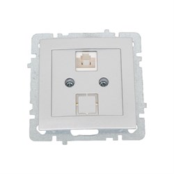 Механизм розетки Nilson Touran/Alegra metallic - фото 14746913