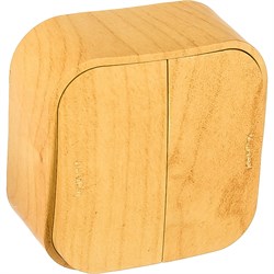 Двухклавишный выключатель Legrand Quteo - фото 14747246