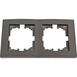 Вертикальная двойная рамка Lezard RAIN - фото 14748005