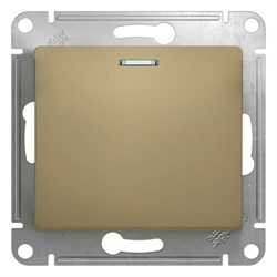 Одноклавишный механизм выключателя Systeme Electric Glossa - фото 14750603
