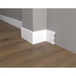 Ударопрочный влагостойкий напольный плинтус под покраску Decor-Dizayn DD707 - фото 14750897