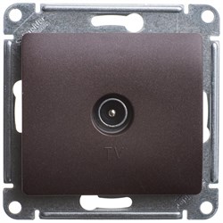 Механизм одиночной tv розетки Systeme Electric GLOSSA - фото 14751397