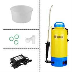 Садовый аккумуляторный опрыскиватель DEKO DKSP11 - фото 14751619