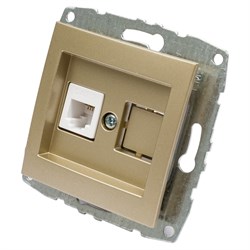 Механизм телефонной розетки MONO ELECTRIC L/D - фото 14752771