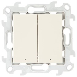 Двухклавишный выключатель Simon 2450392-031 - фото 14753467